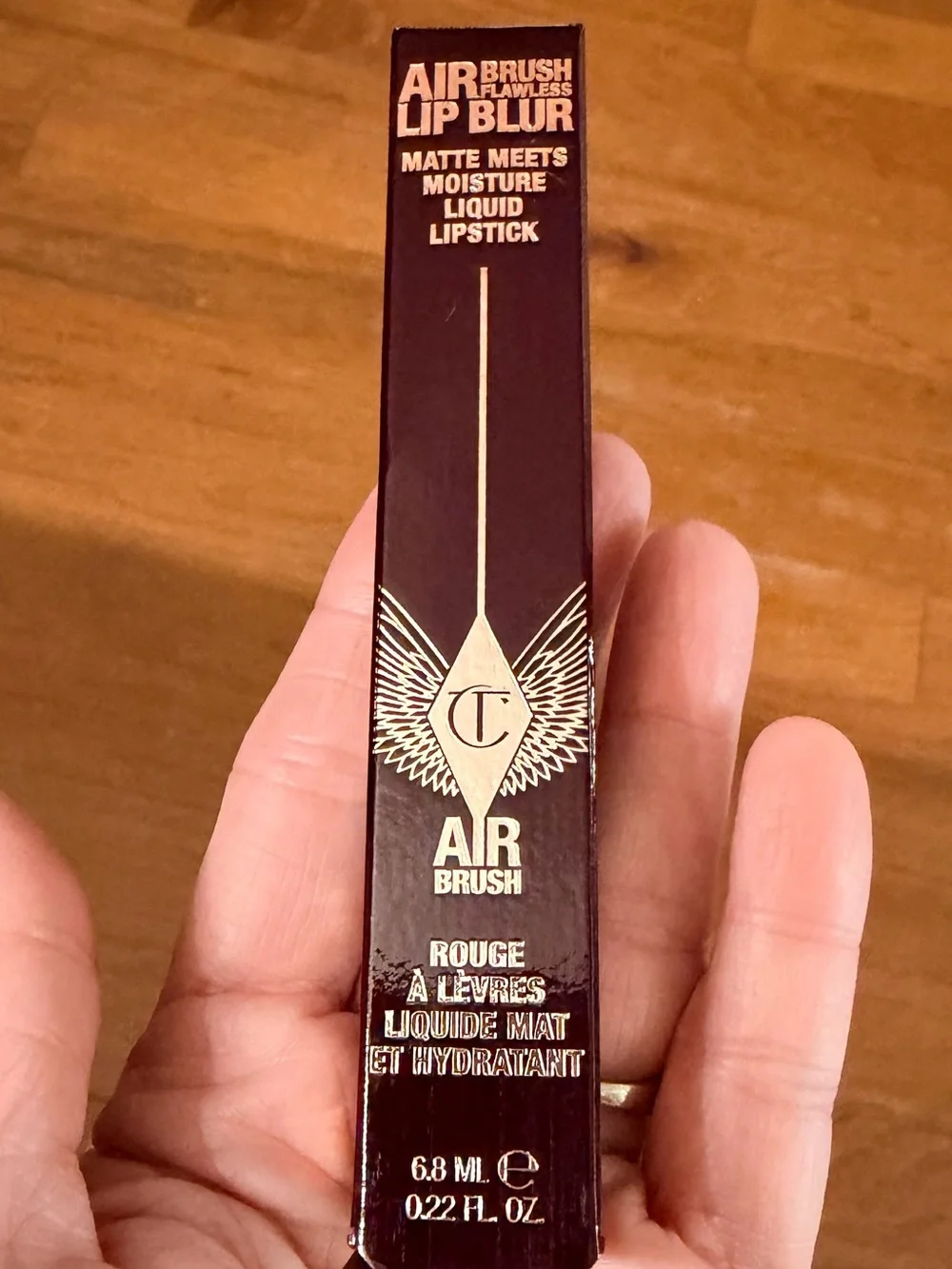 Charlotte Tilbury Airbrush Lip Blur Liquid Lipstick- Pillow Talk Blur